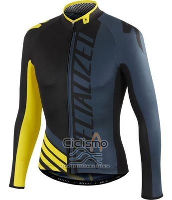 Specialized Ropa Ciclismo Culotte Largo 2016 Hombre Mangas Largas Negro