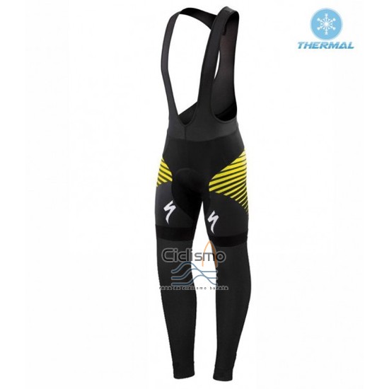 Specialized Ropa Ciclismo Culotte Largo 2016 Hombre Mangas Largas Negro y AMarillo