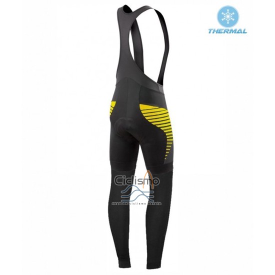 Specialized Ropa Ciclismo Culotte Largo 2016 Hombre Mangas Largas Negro y AMarillo