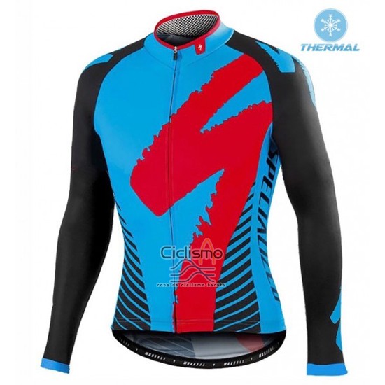 Specialized Ropa Ciclismo Culotte Largo 2016 Hombre Mangas Largas Negro y Azul