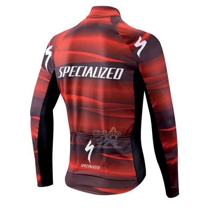 Specialized Ropa Ciclismo Culotte Largo 2021 Hombre Mangas Largas Rojo