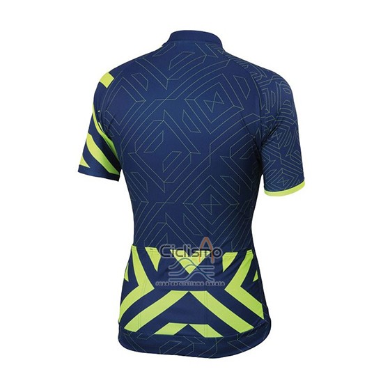 Sportful Prism APagado Ropa Ciclismo Culotte Corto 2018 Hombre Mangas Cortas Azul
