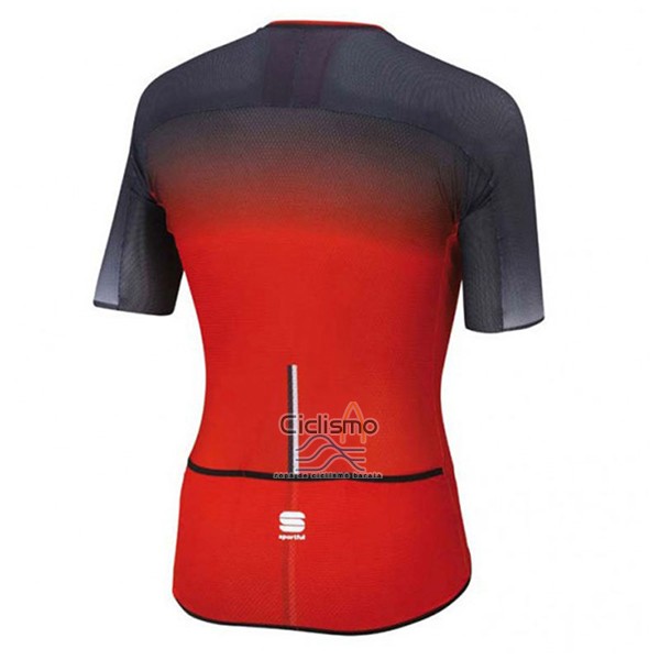 Sportful R&d Ultraskin Ropa Ciclismo Culotte Corto 2017 Hombre Mangas Cortas Rojo y Gris