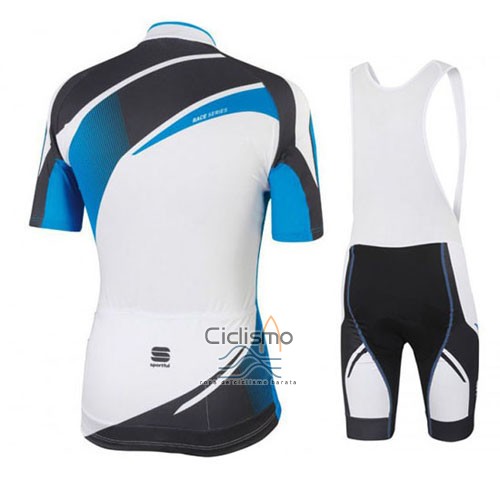 Sportful Ropa Ciclismo Culotte Corto 2016 Hombre Mangas Cortas Blanco y Azul