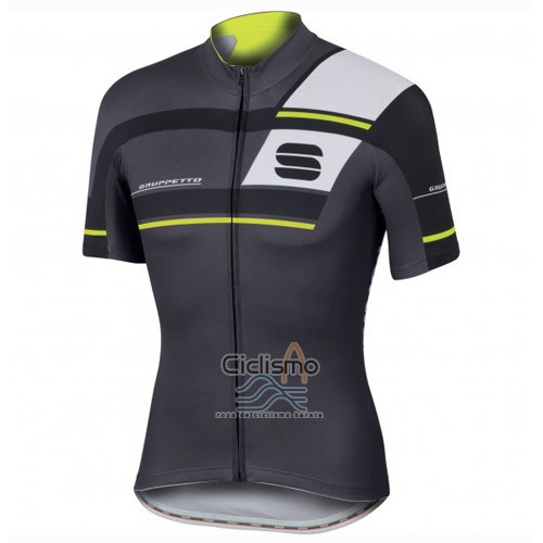 Sportful Ropa Ciclismo Culotte Corto 2016 Hombre Mangas Cortas Negro y Verde