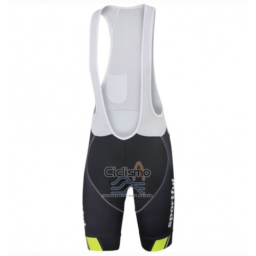 Sportful Ropa Ciclismo Culotte Corto 2016 Hombre Mangas Cortas Negro y Verde