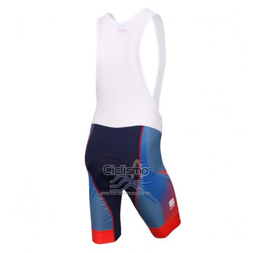 Sportful Ropa Ciclismo Culotte Corto 2016 Hombre Mangas Cortas Rojo y Azul