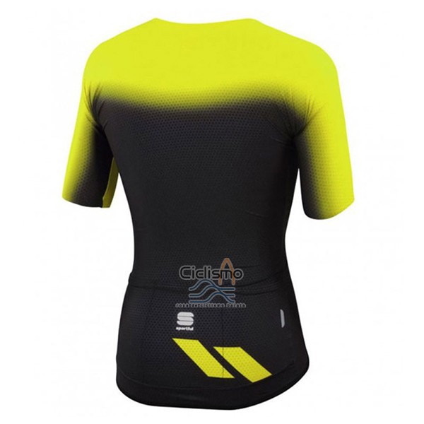 Sportful Ropa Ciclismo Culotte Corto 2017 Hombre Mangas Cortas AMarillo y Negro