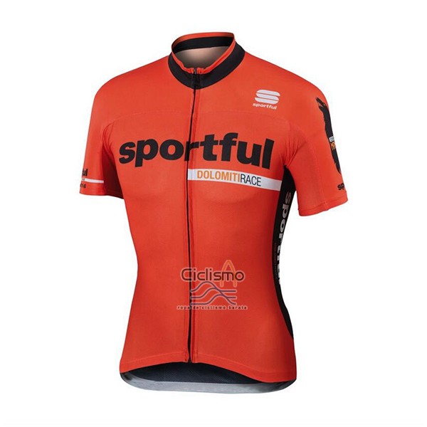 Sportful Ropa Ciclismo Culotte Corto 2017 Hombre Mangas Cortas Naranja