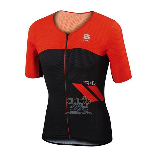 Sportful Ropa Ciclismo Culotte Corto 2017 Hombre Mangas Cortas Rojo y Negro