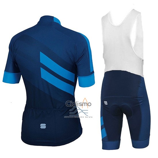 Sportful Ropa Ciclismo Culotte Corto 2018 Hombre Mangas Cortas APagado Azul