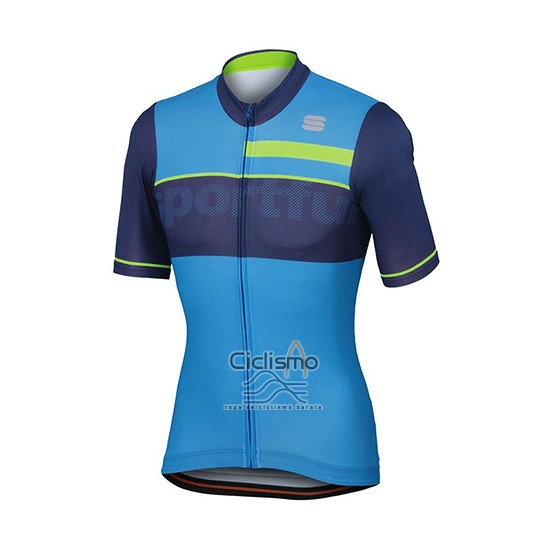 Sportful Ropa Ciclismo Culotte Corto 2018 Hombre Mangas Cortas Azul