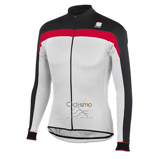 Sportful Ropa Ciclismo Culotte Largo 2016 Hombre Mangas Largas Blanco