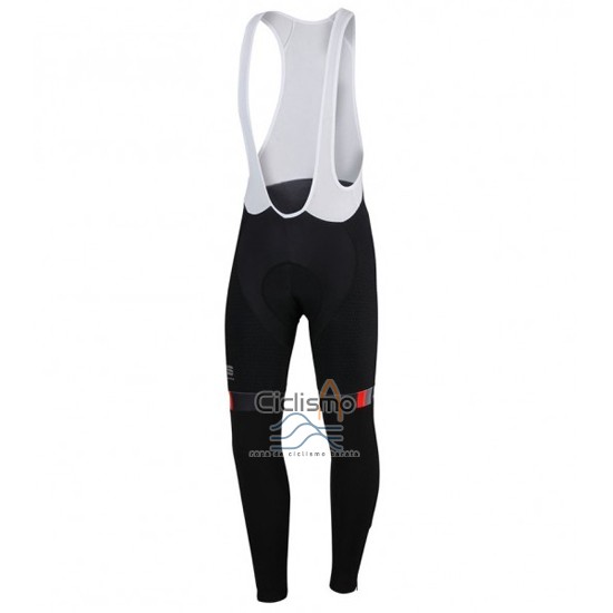 Sportful Ropa Ciclismo Culotte Largo 2016 Hombre Mangas Largas Blanco y Rojo