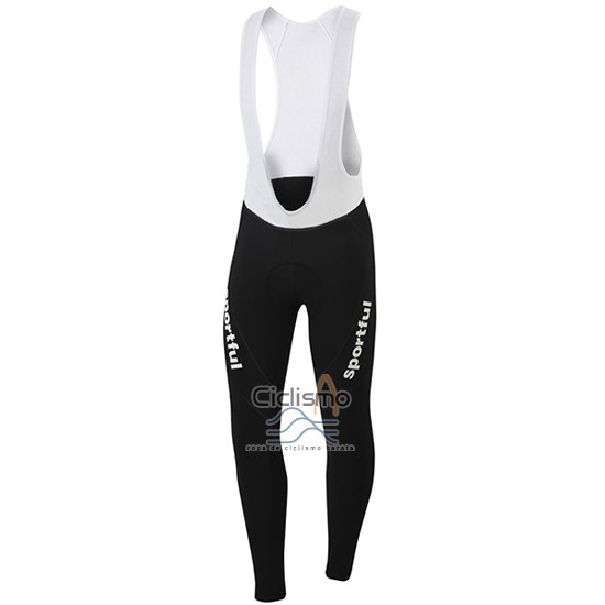 Sportful Ropa Ciclismo Culotte Largo 2016 Hombre Mangas Largas Rojo y Blanco