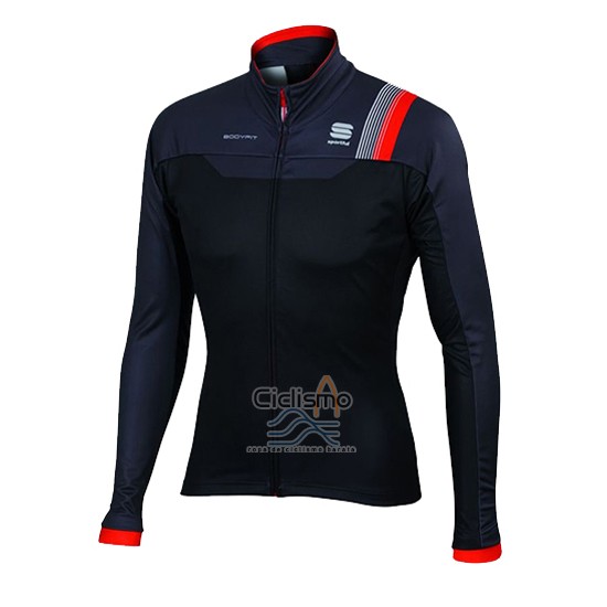 Sportful Ropa Ciclismo Culotte Largo 2016 Hombre Mangas Largas Rojo y Negro