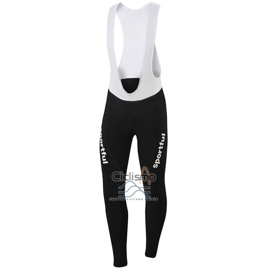 Sportful Ropa Ciclismo Culotte Largo 2016 Hombre Mangas Largas Rojo y Negro