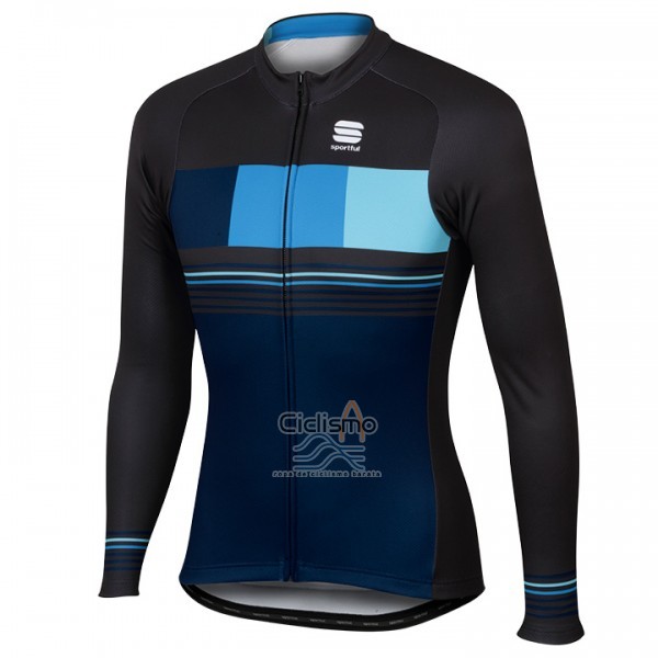 Sportful Ropa Ciclismo Culotte Largo 2017 Hombre Mangas Largas Negro