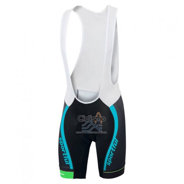 Sportful Sc Ropa Ciclismo Culotte Corto 2017 Hombre Mangas Cortas Azul Claro y Negro