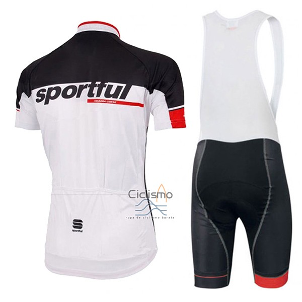 Sportful Sc Ropa Ciclismo Culotte Corto 2017 Hombre Mangas Cortas Blanco
