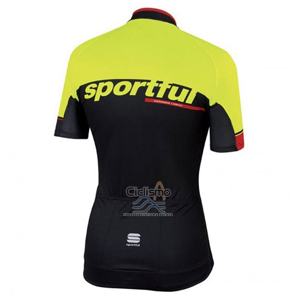 Sportful Sc Ropa Ciclismo Culotte Corto 2017 Hombre Mangas Cortas Negro y Verde
