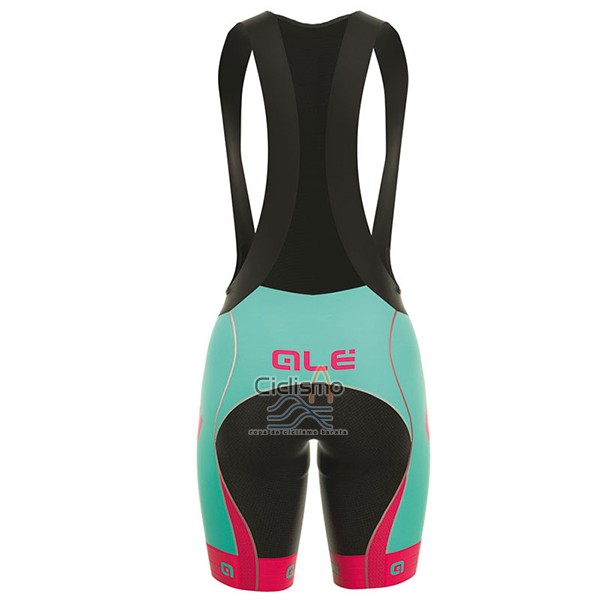 Ale Prr Arcobaleno Ropa Ciclismo Culotte Corto 2017 Mujer Mangas Cortas Azul Claro y Rosa
