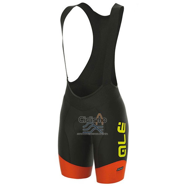 Ale R-ev1 Master Ropa Ciclismo Culotte Corto 2017 Mujer Mangas Cortas AMarillo y Naranja