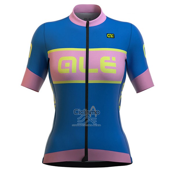 Ale R-ev1 Master Ropa Ciclismo Culotte Corto 2017 Mujer Mangas Cortas Azul