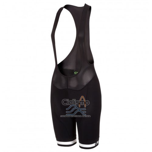 Ale Ropa Ciclismo Culotte Corto 2016 Mujer Mangas Cortas Azur y Negro