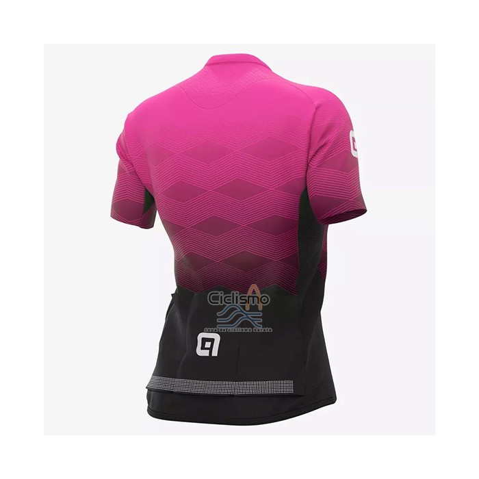 Ale Ropa Ciclismo Culotte Corto 2021 Mujer Mangas Cortas Fucsia