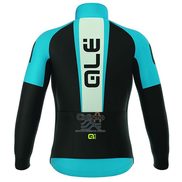 Ale Ropa Ciclismo Culotte Largo 2017 Mujer Mangas Largas Negro y Azul