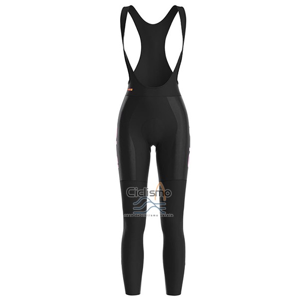 Ale Ropa Ciclismo Culotte Largo 2017 Mujer Mangas Largas Rosa y Negro