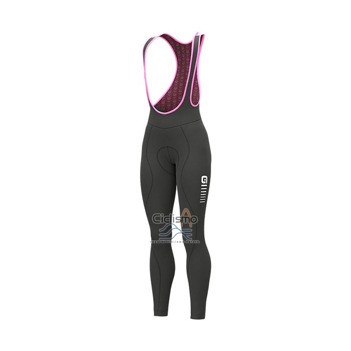 Ale Ropa Ciclismo Culotte Largo 2021 Mujer Mangas Largas Violeta