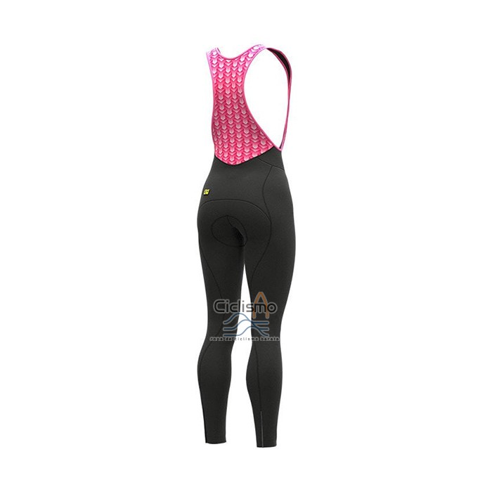 Ale Ropa Ciclismo Culotte Largo 2021 Mujer Mangas Largas Violeta