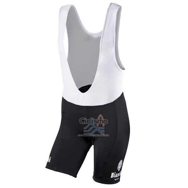 Bianchi Ropa Ciclismo Culotte Corto 2017 Mujer Mangas Cortas Negro y Blanco