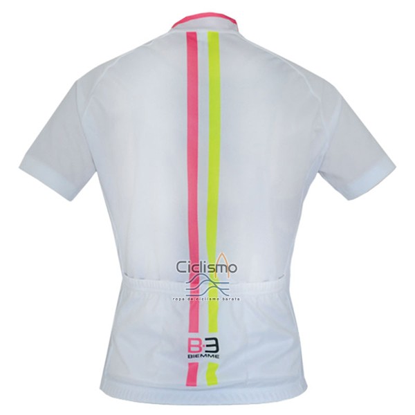 Biemme Ropa Ciclismo Culotte Corto 2017 Mujer Mangas Cortas Blanco