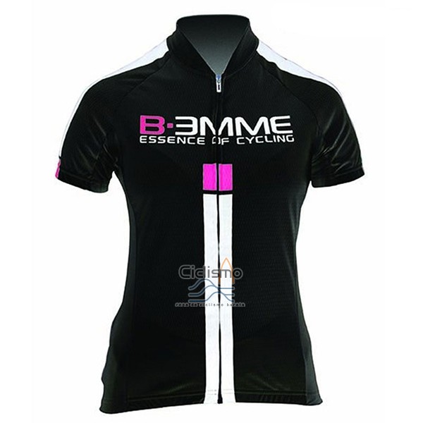 Biemme Ropa Ciclismo Culotte Corto 2017 Mujer Mangas Cortas Negro y Blanco