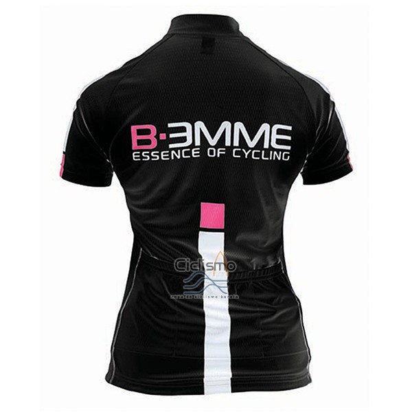 Biemme Ropa Ciclismo Culotte Corto 2017 Mujer Mangas Cortas Negro y Blanco