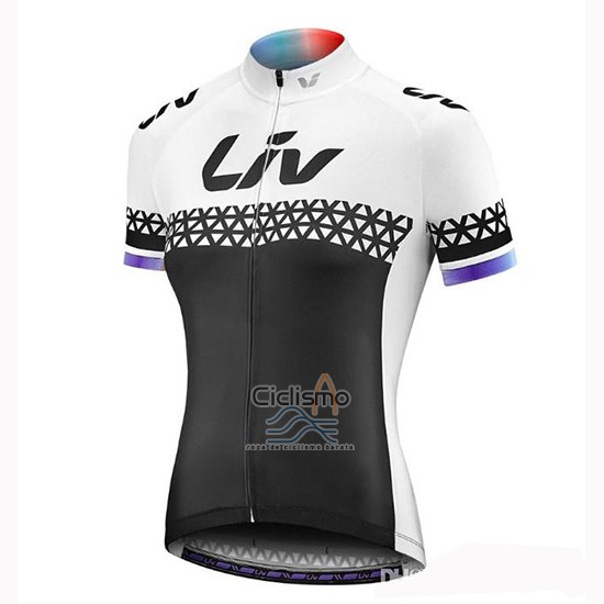 Liv Ropa Ciclismo Culotte Corto 2019 Mujer Mangas Cortas Negro Blanco
