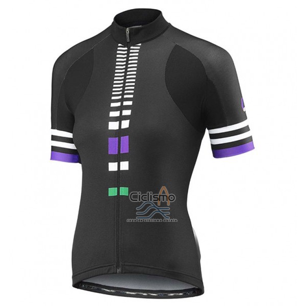Liv Zebra Ropa Ciclismo Culotte Corto 2017 Mujer Mangas Cortas Negro