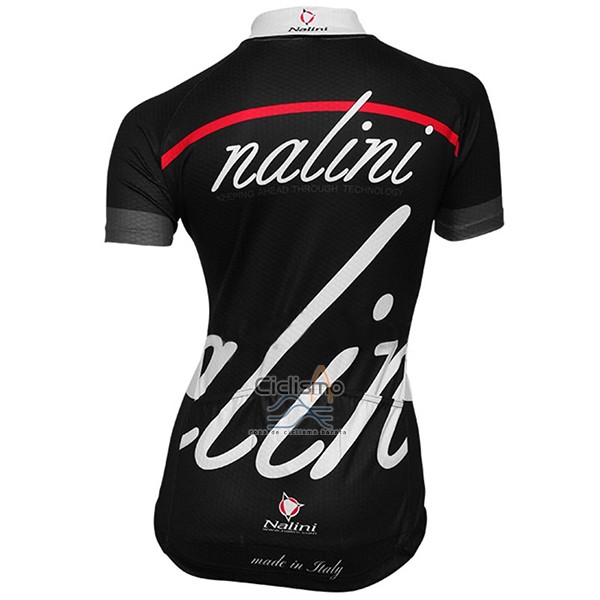 Nalini Classic Ropa Ciclismo Culotte Corto 2017 Mujer Mangas Cortas Negro