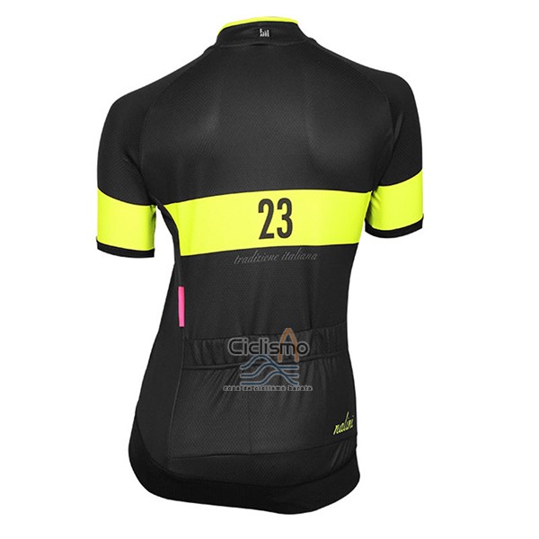 Nalini Nemina Ropa Ciclismo Culotte Corto 2017 Mujer Mangas Cortas Negro
