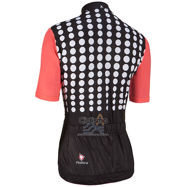 Nalini Optical Ropa Ciclismo Culotte Corto 2017 Mujer Mangas Cortas Negro y Naranja