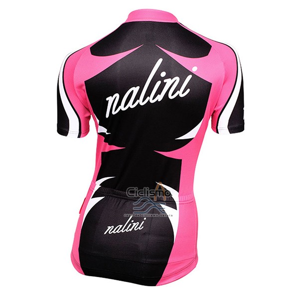 Nalini Verona Ropa Ciclismo Culotte Corto 2017 Mujer Mangas Cortas Rojo y Negro