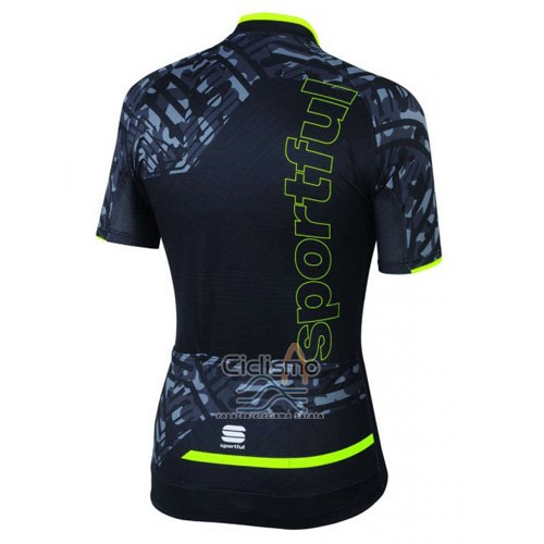 Sportful Ropa Ciclismo Culotte Corto 2016 Mujer Mangas Cortas Verde y Negro