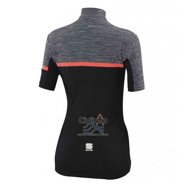 Sportful Ropa Ciclismo Culotte Corto 2017 Mujer Mangas Cortas Giara Negro
