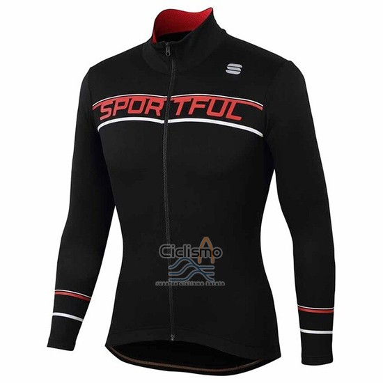 Sportful Ropa Ciclismo Culotte Largo 2020 Mujer Mangas Largas Negro Rojo