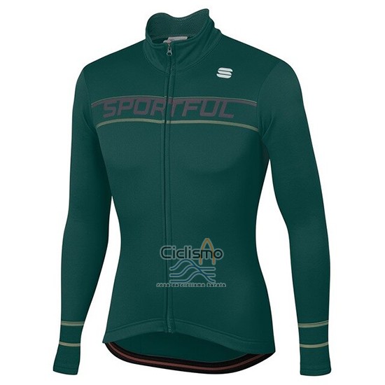Sportful Ropa Ciclismo Culotte Largo 2020 Mujer Mangas Largas Verde