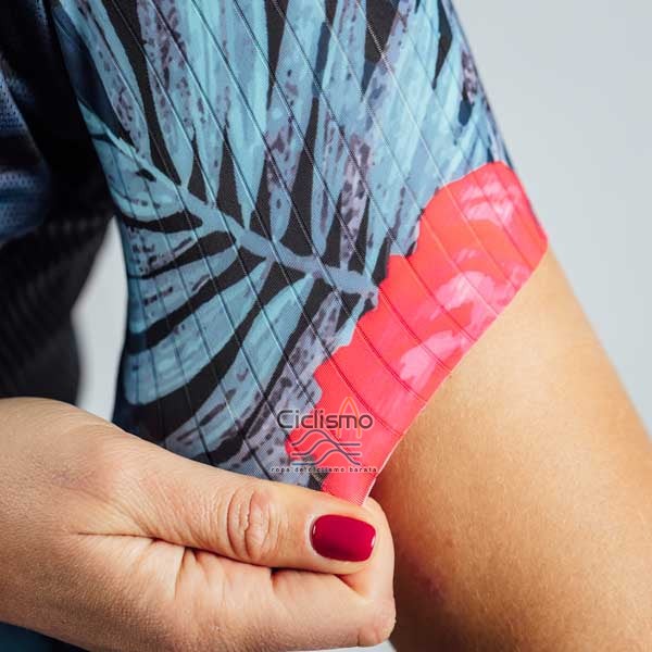 Steep Ropa Ciclismo Culotte Corto 2023 Mujer Mangas Cortas Rosa Negro
