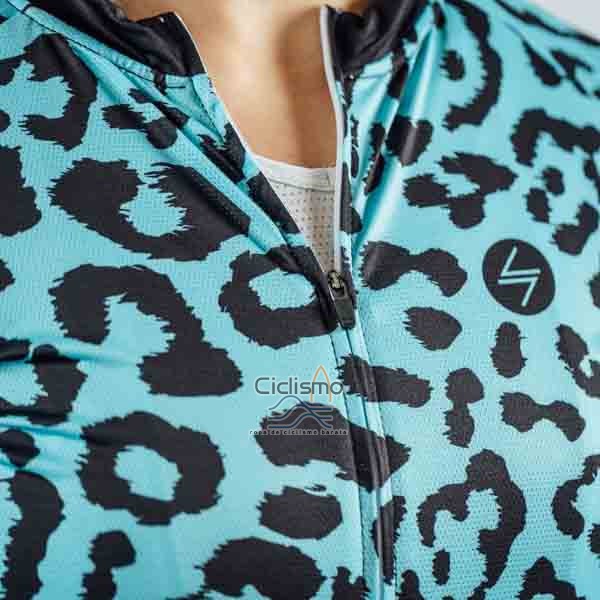 Steep Ropa Ciclismo Culotte Corto 2023 Mujer Mangas Cortas Verde Negro